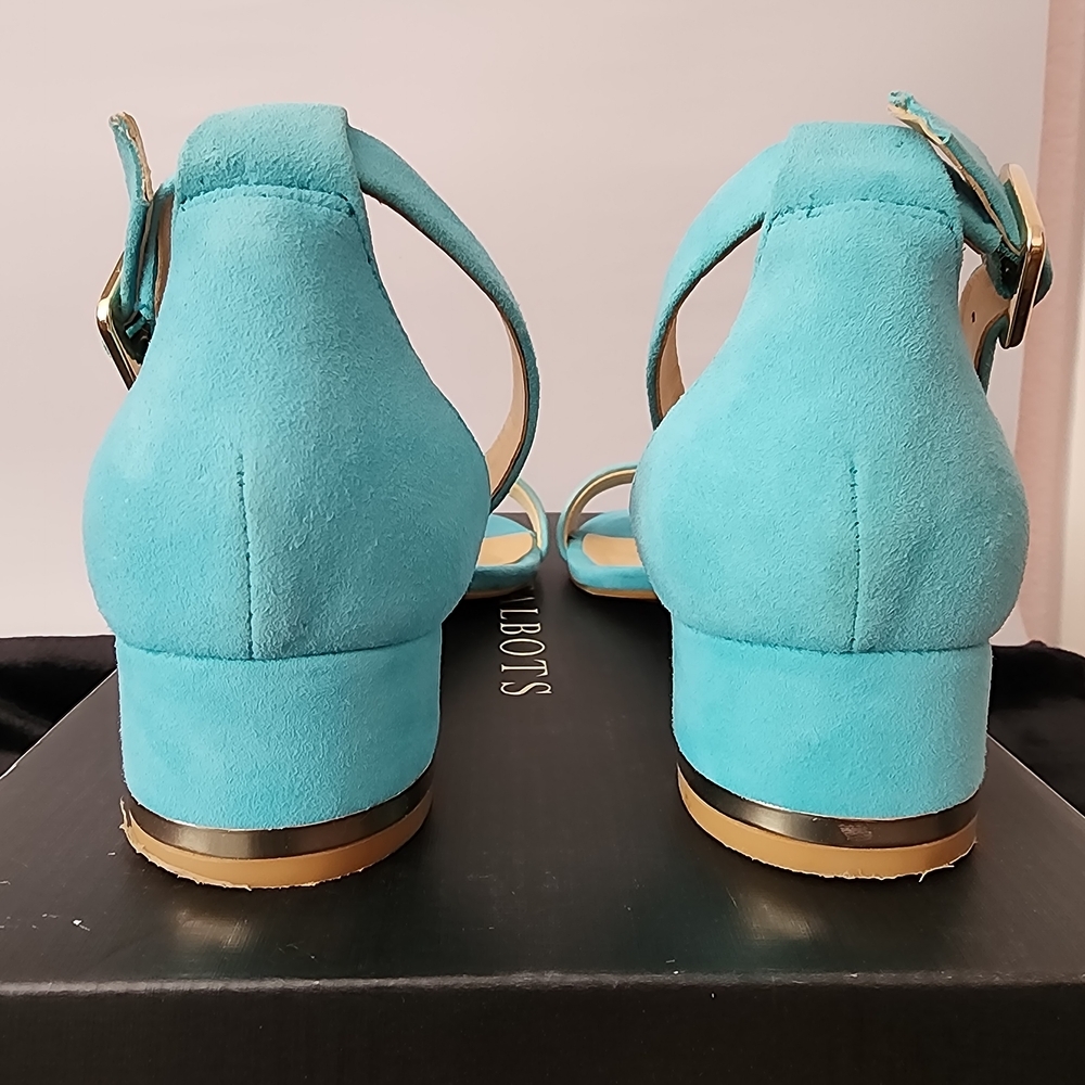 Talbots Women's Blue Sandals - Picture 2 of 6